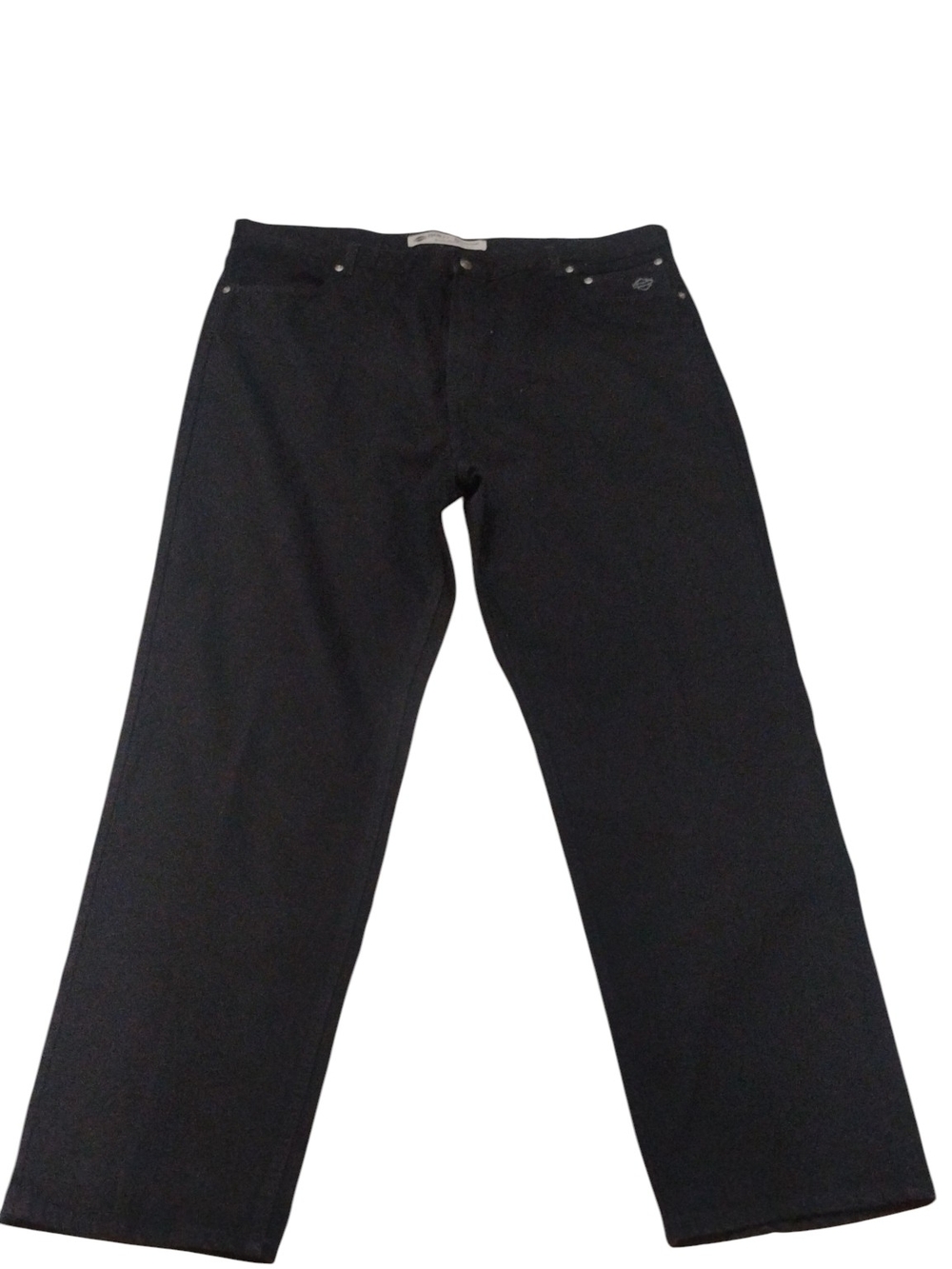 Harley-Davidson Men's Black Straight Jeans 44 X 32